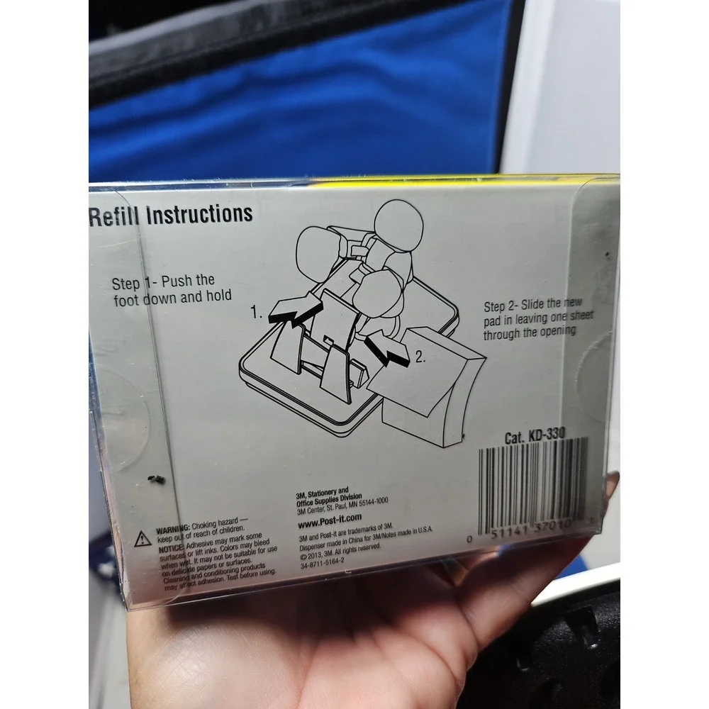 Post It Note Dispenser Karate Martial Arts WHAM! Whimsical Man w/Pen Holder New